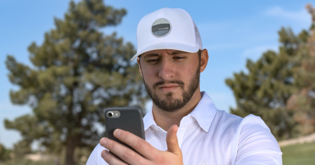 fitbit with golf yardage
