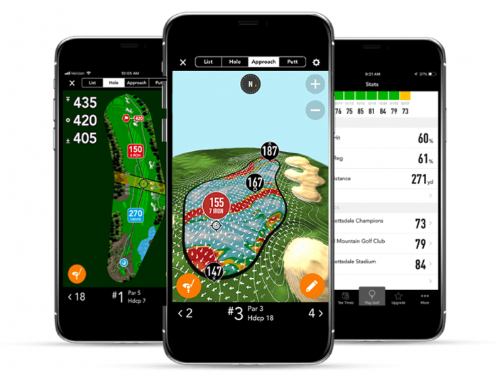 GolfLogix GPS + Putt Breaks GolfLogix Putt Break Maps and GPS Tracking